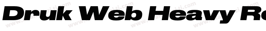 Druk Web Heavy Regul字体转换